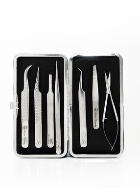 TWEEZERS KIT SILVER