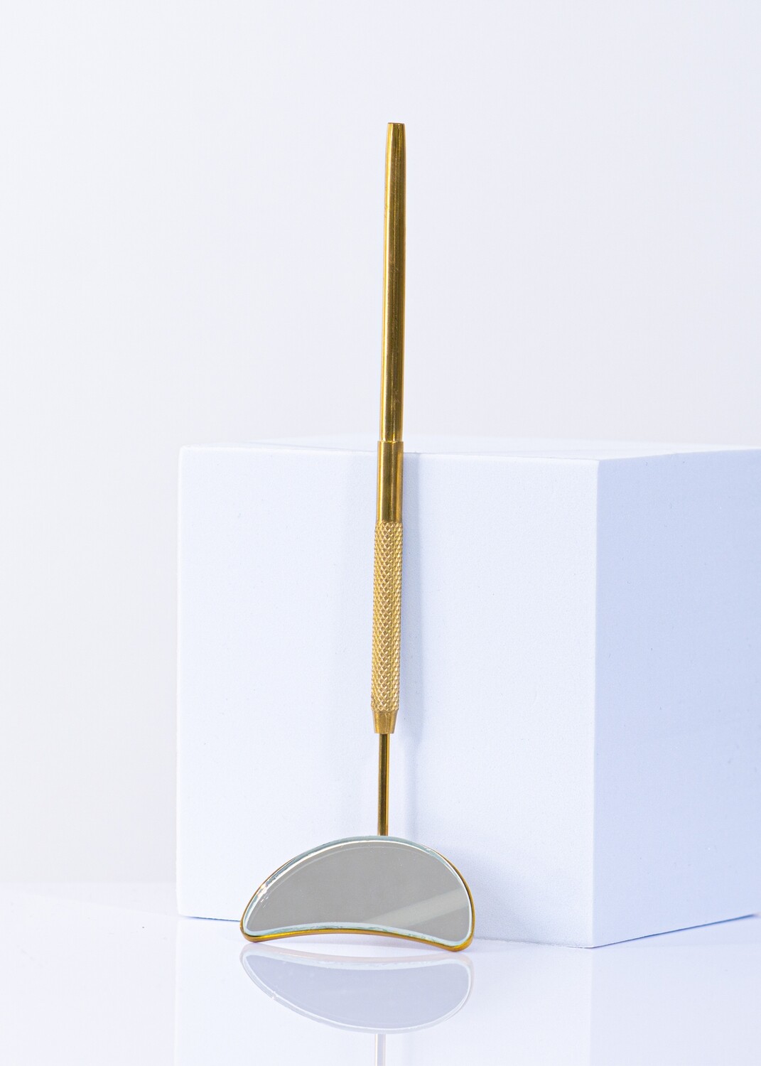 HALF MOON EYELASH MIRRORS, COLOR: Gold