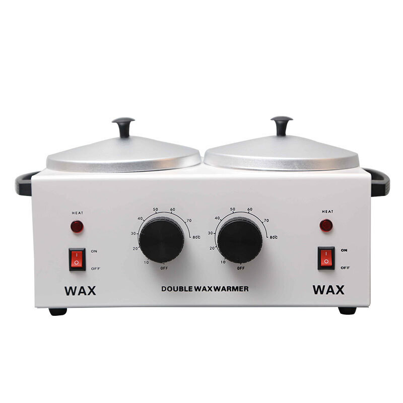 WAX WARMER WITH DOUBLE POT