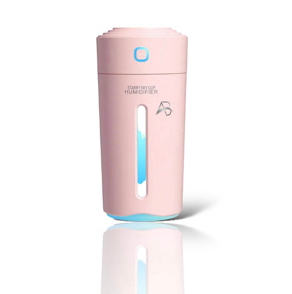 USB MINI AIR HUMIDIFIER & DIFFUSER, COLOR: Pink