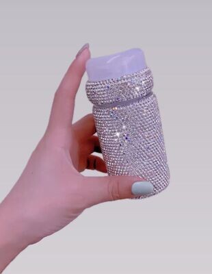 Botella Rhinestone Push Down
