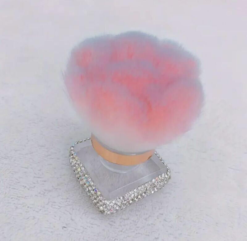 Rhinestone Nail Dust Brush