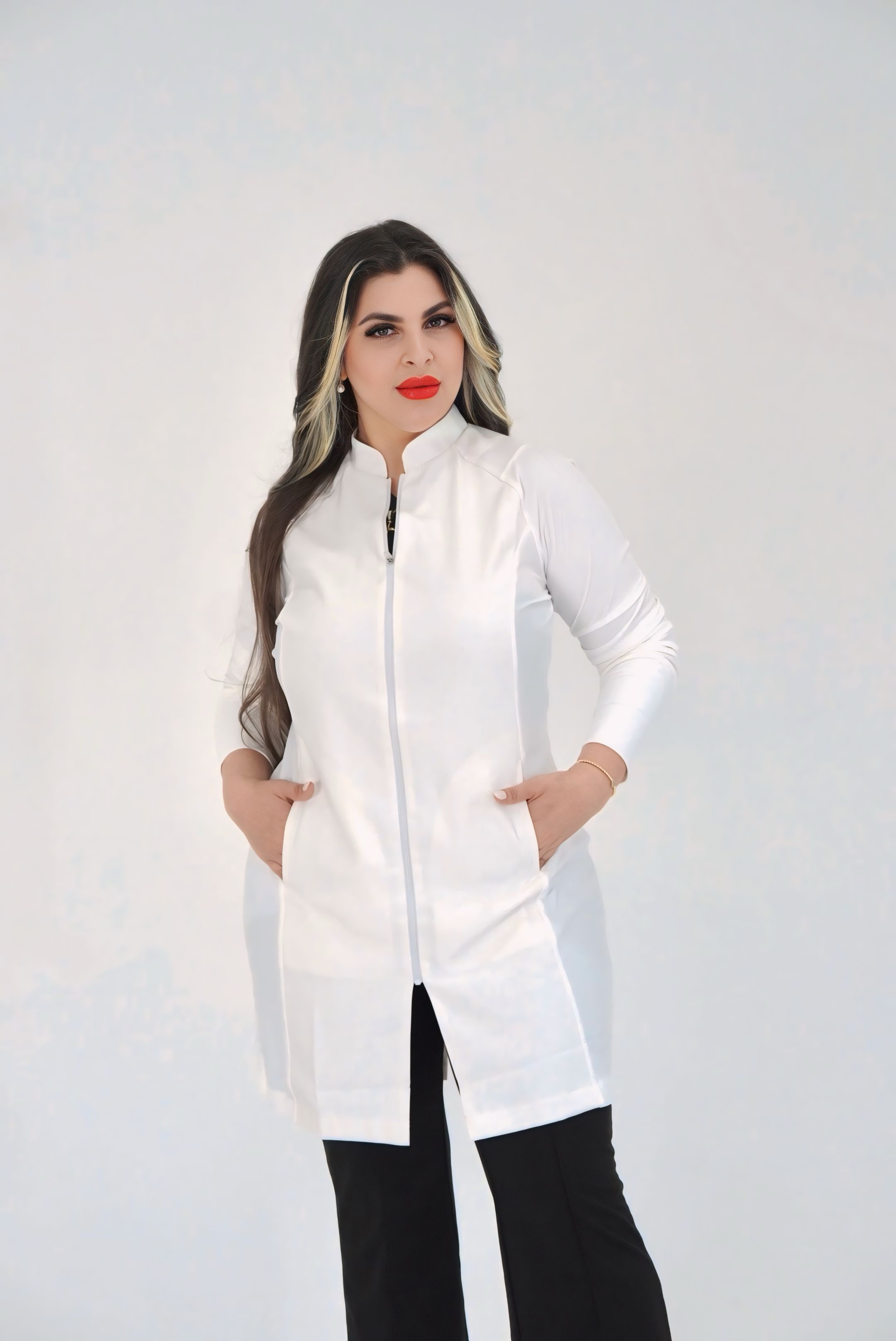 Universal Stretch Lab Coat (white uniform)