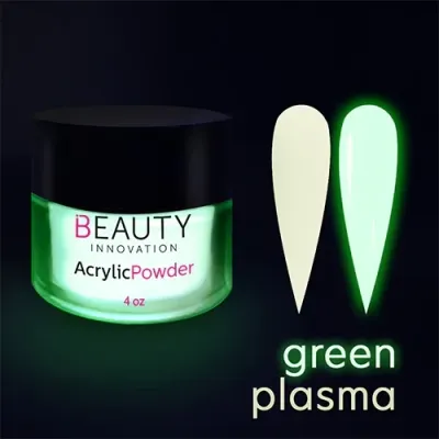 ACRYLIC POWDER - GLOW IN THE DARK GREEN PLASMA(1oz)