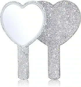 RHINESTONE MIRROR HEART SHAPE