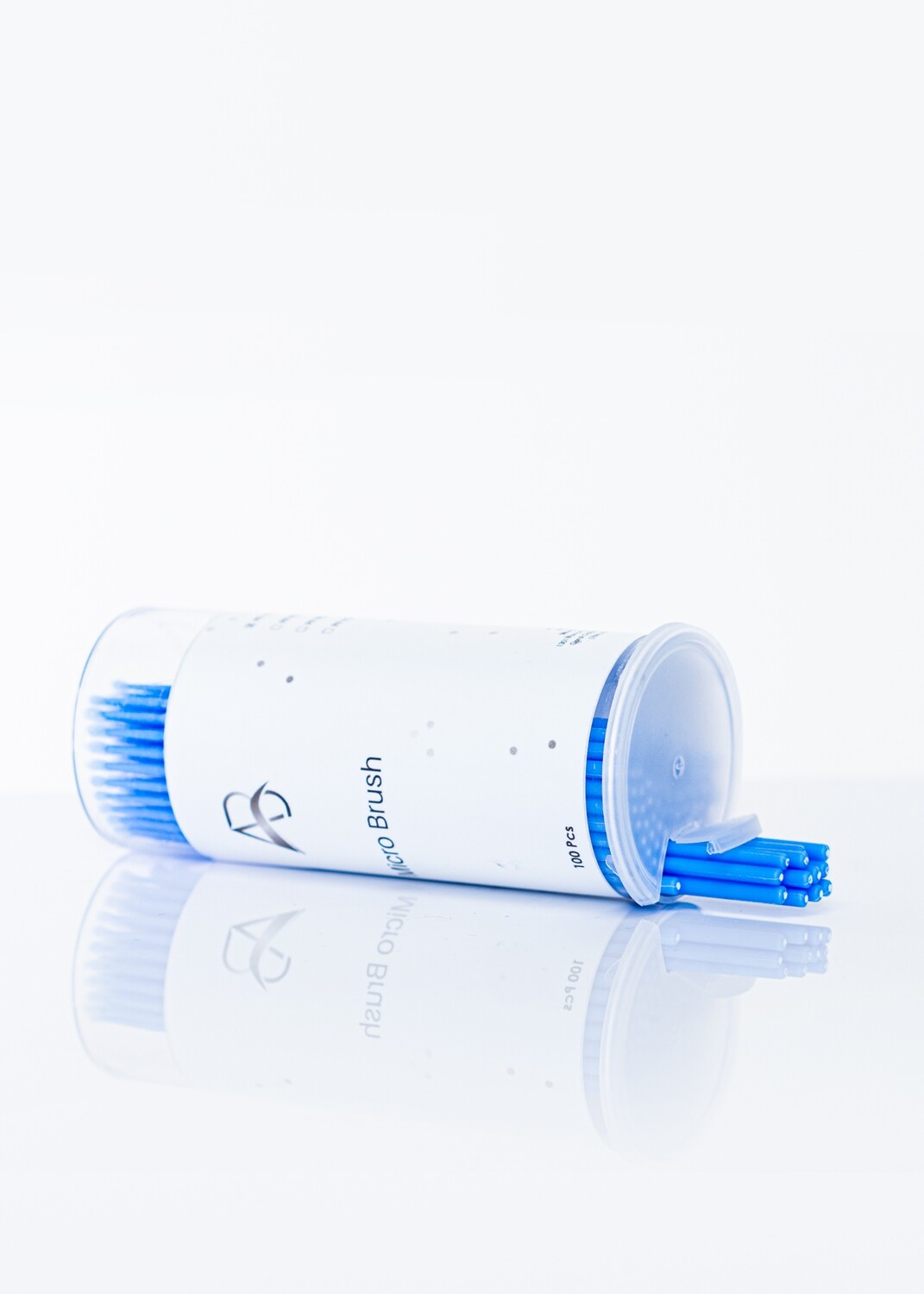 MICROBRUSH WITH CASE (100 PCS), Color: Blue