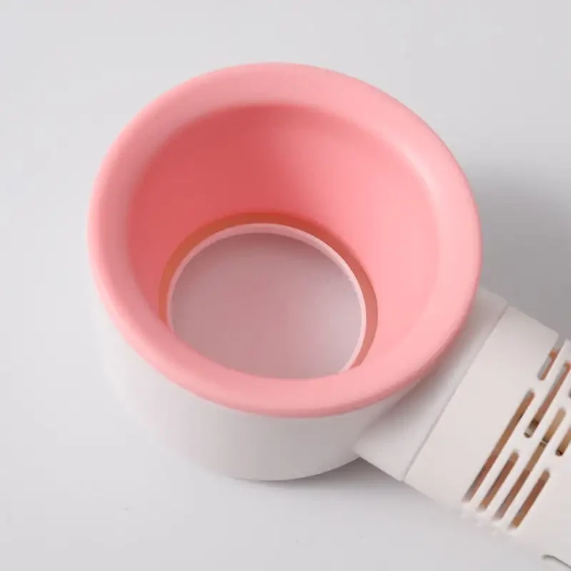 VENTILADOR PARA PESTAÑAS REDONDO VENTILADOR PARA PESTAÑAS REDONDO, COLOR: White & Pink