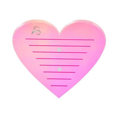 BANDEJA PARA TIRAS DE PESTAÑAS FORMA DE CORAZON