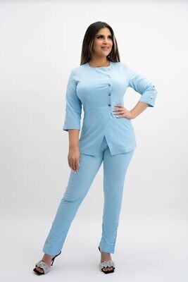ELEGANT BLUE SET  (3/4 Sleeve uniform)