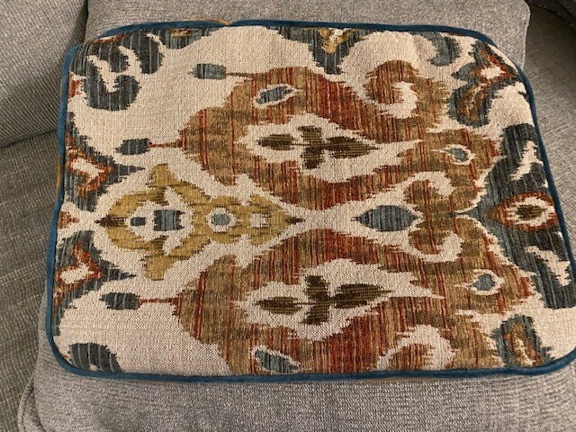 Flowing Swirls Travel Pillow