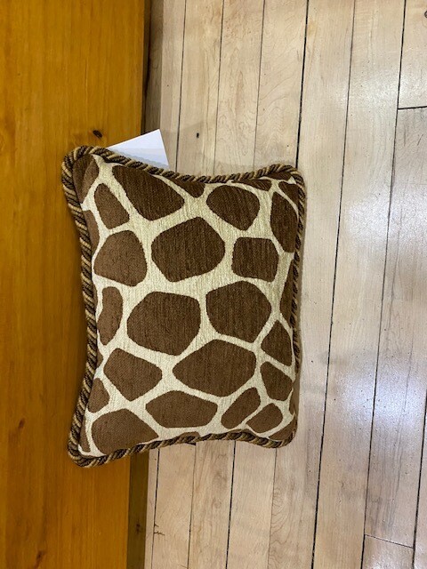 Giraffe Print Travel Pillow