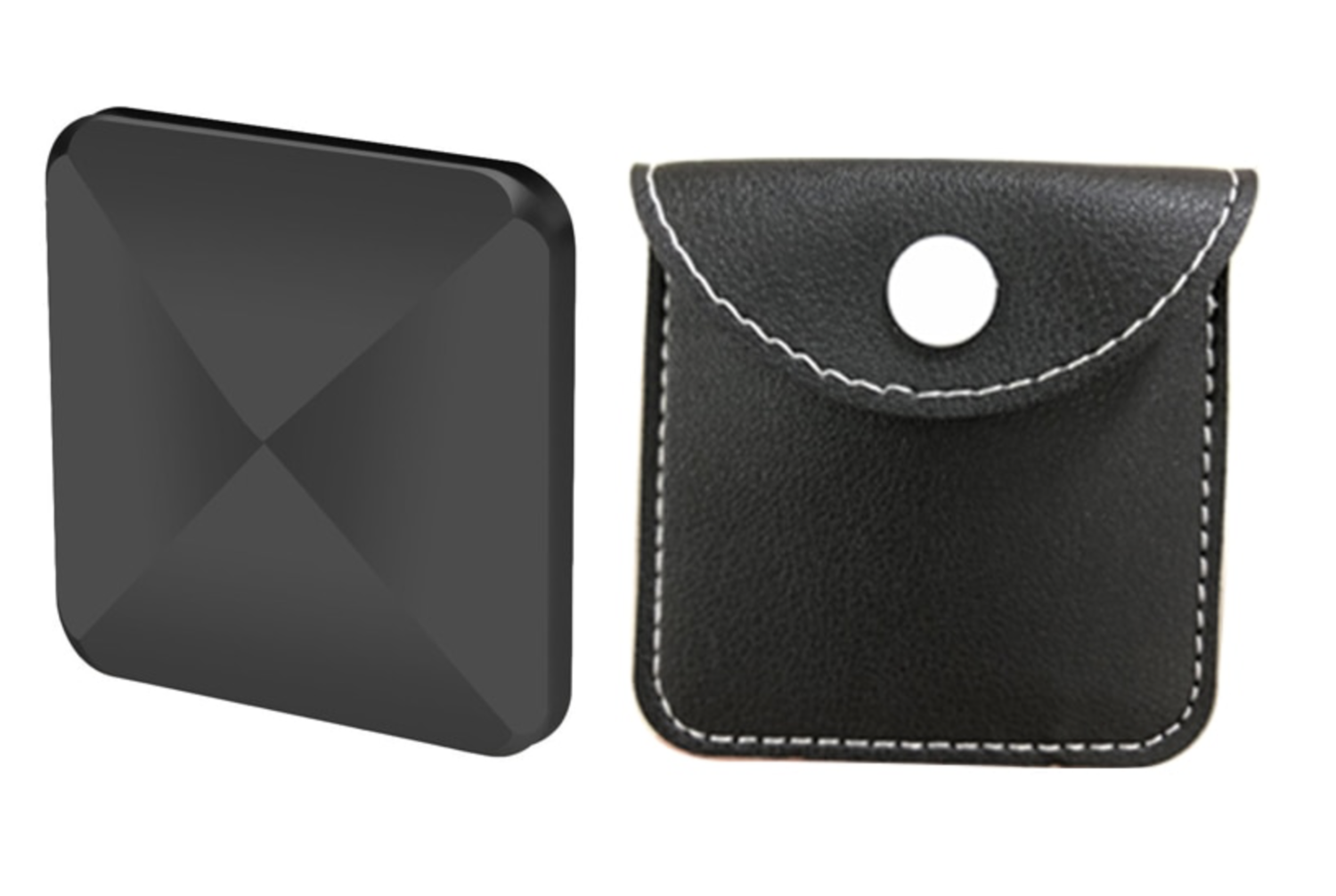 Flipping Kinetic Desk Toy with Leather Pouch