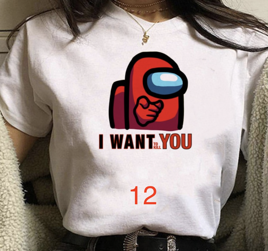 Among Us Unisex Graphic Tee Shirt