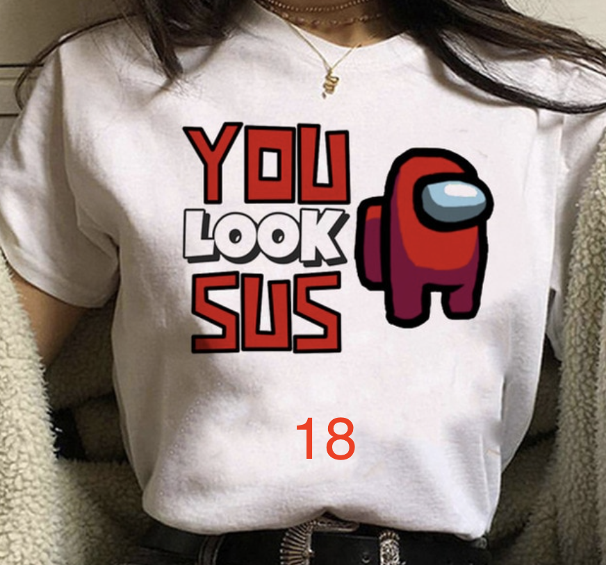 Among Us Unisex Graphic Tee Shirt