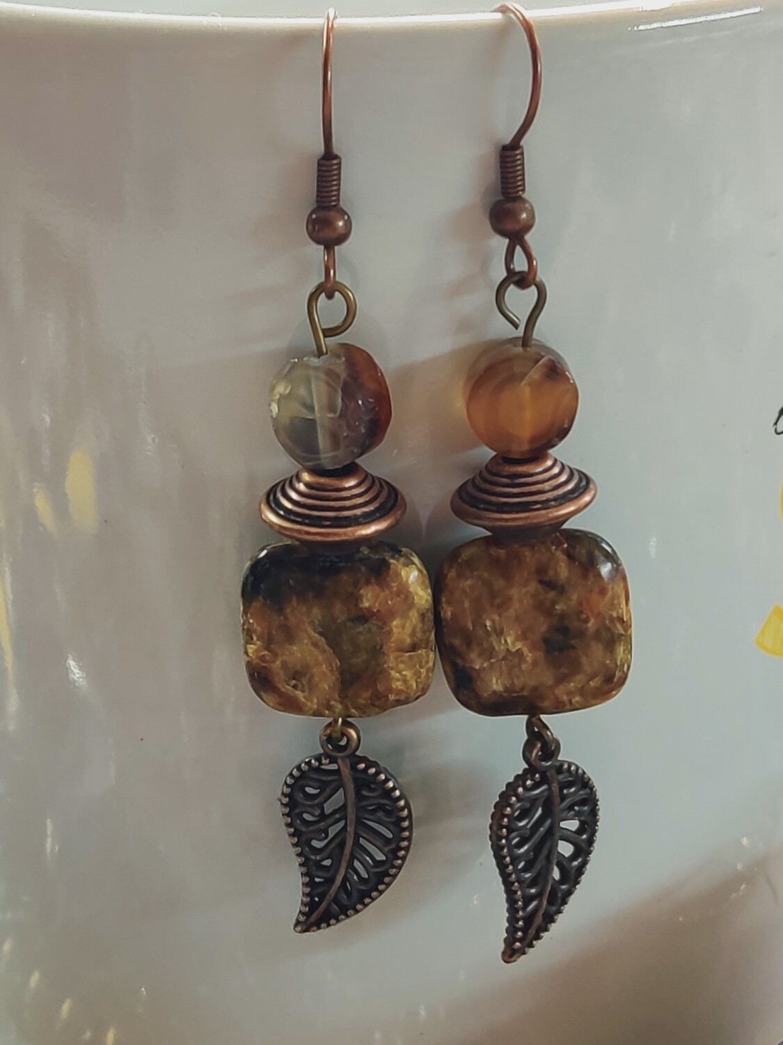 Natural Jasper Earrings