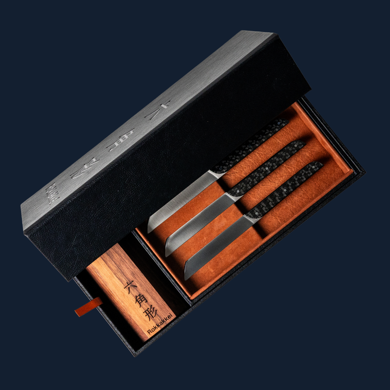Rokkakkei mini geschenkset (Carbon)