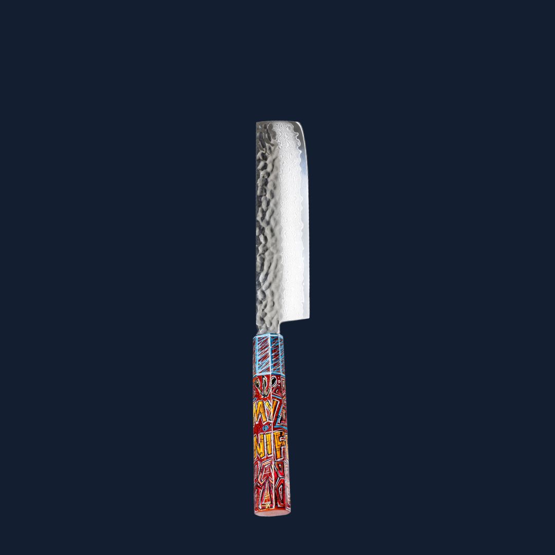 Rokkakkei art edition - Knife handle, Art edition - Knife handle: Hands off my knife