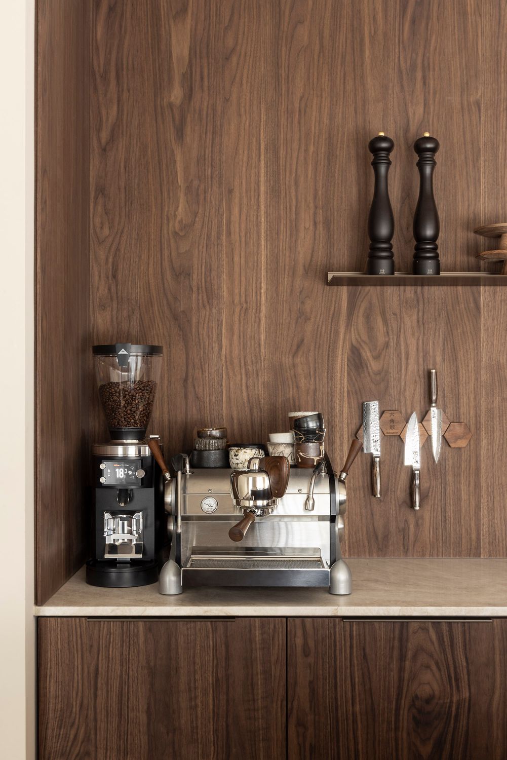 Wall walnut 3 piece
