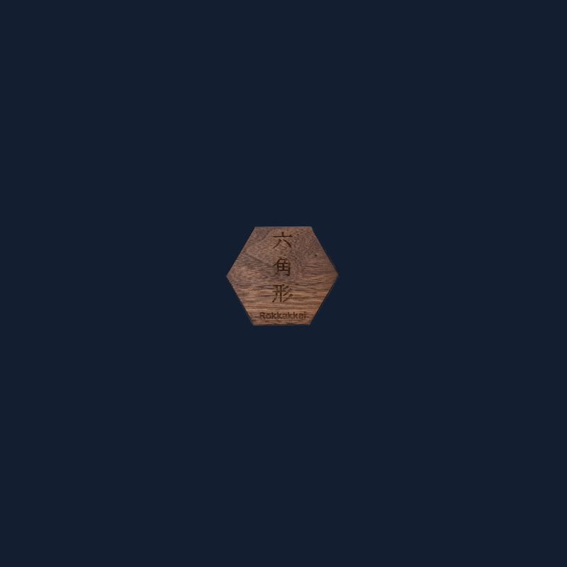 Rokkakkei Wall Walnut single
