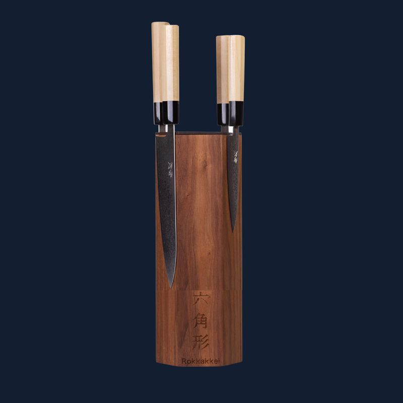 Rokkakkei large Walnut