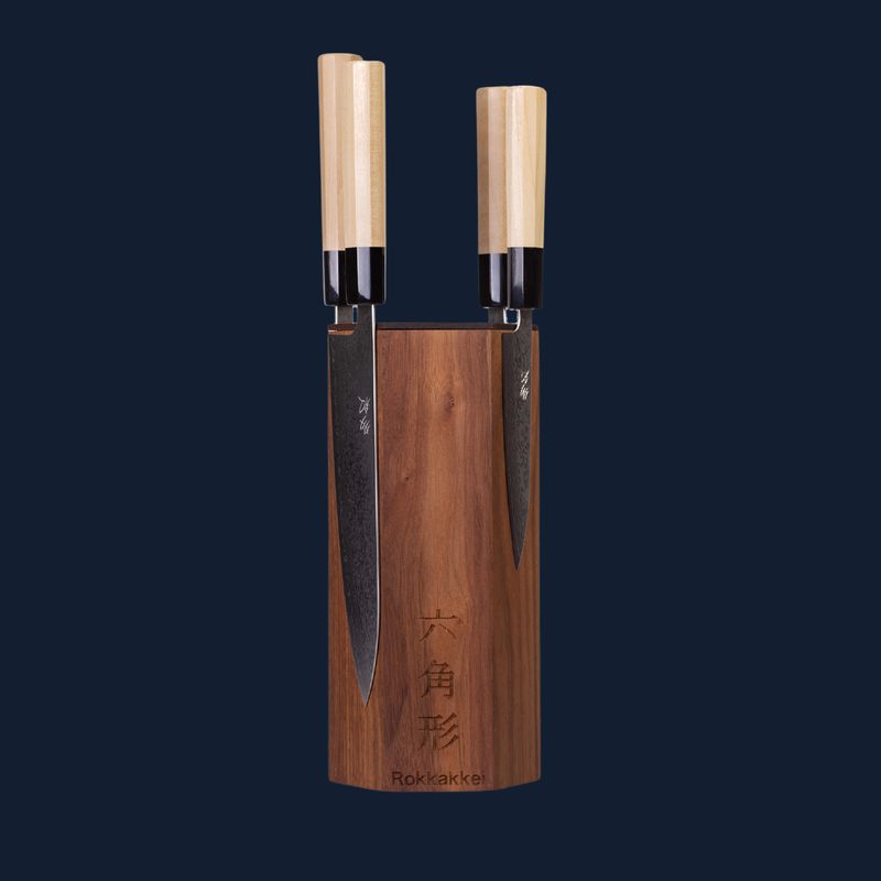 Rokkakkei large Walnut