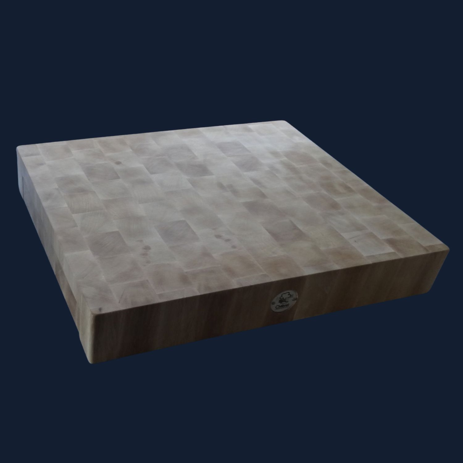 Butcher block with knife storage