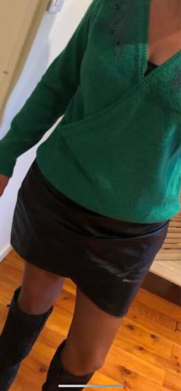 Jupe simili cuir