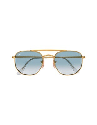 Ray-Ban Marshal occhiali da sole RB3648 / 001/3F Colore oro-azzurro sfumato