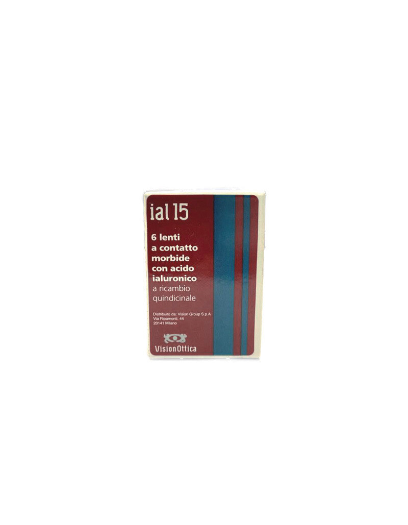 IAL 15 con acido ialuronico - lenti a contatto quindicinale (6 lenti)