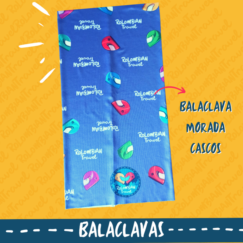 Balaclava Morada Cascos