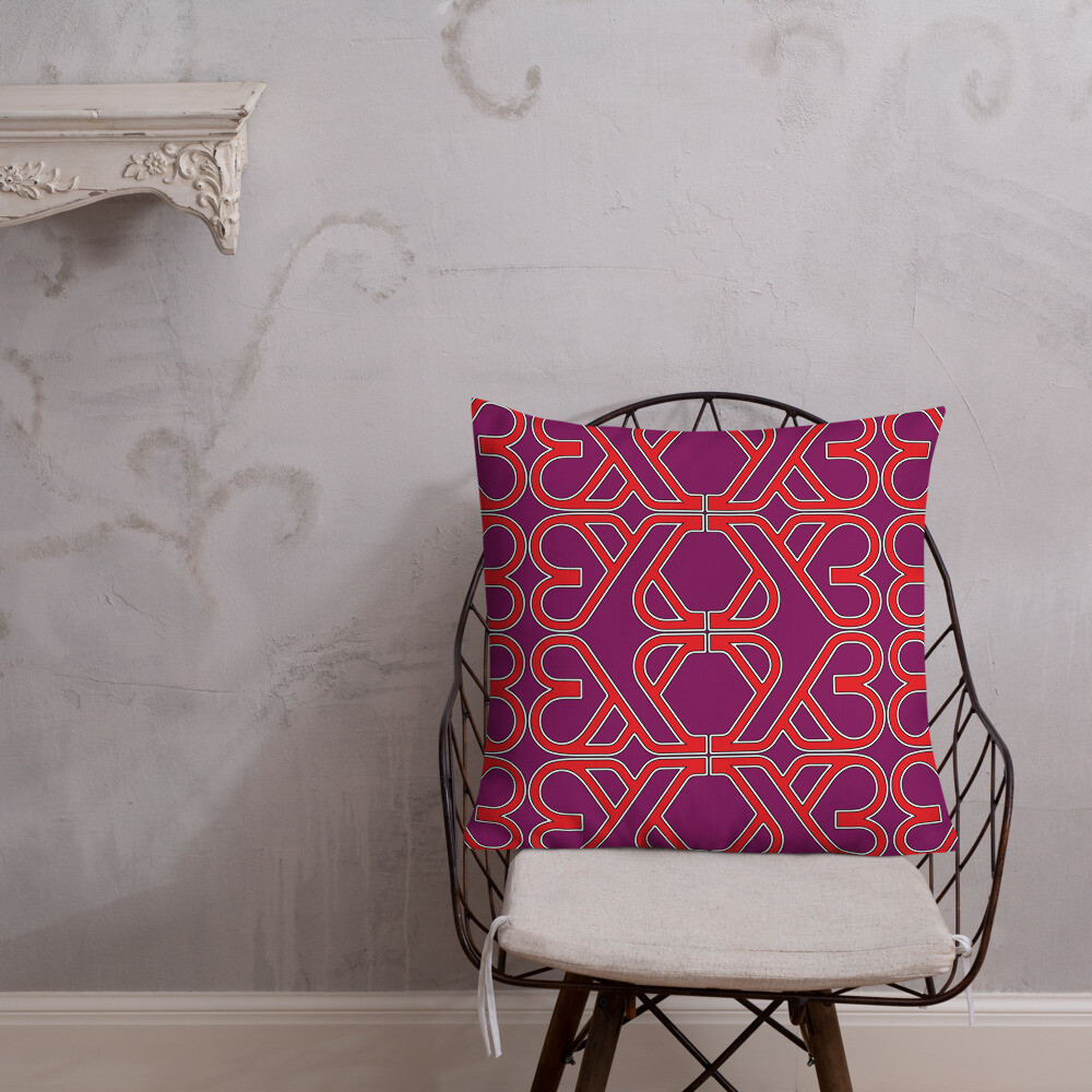 XBLS Premium Pillow Red/White/Purple
(3 sizes)