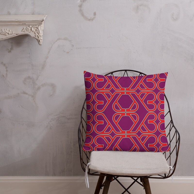 XBLS Premium Pillow Red/White/Purple
(3 sizes)