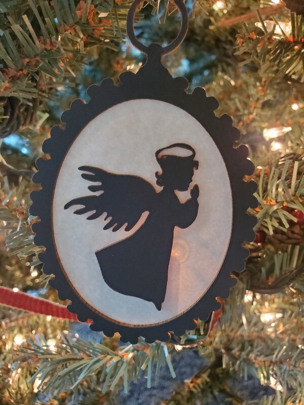 Angel Silhouette Ornament