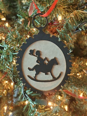 Rocking Horse Silhouette Ornament