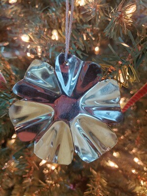 Tin Flower Ornament