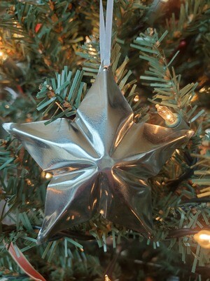 Tin Star Ornament 