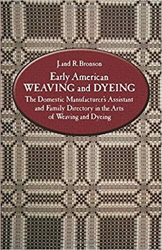 Early American Weaving and Dyeing: The Domestic Manufacturer&#39;s Assistant and Family Directory in the Arts of Weaving and Dyeing
