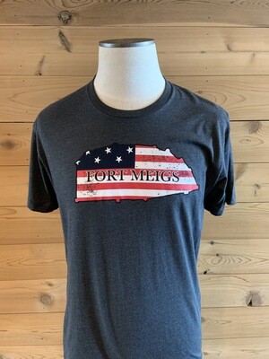Fort Meigs Map T-Shirt