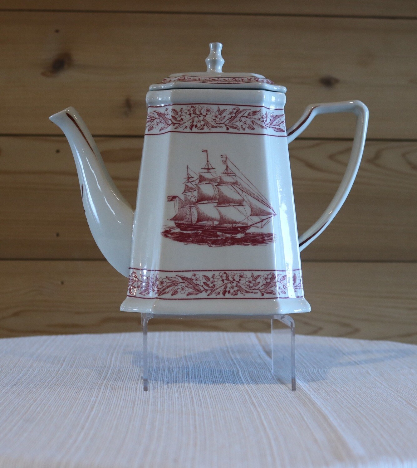 Pink Nautical Teapot 