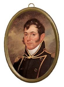 Oliver Hazard Perry Framed Oval Portrait 