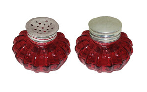 Red Inkwell and Sander Set