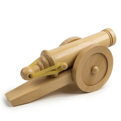 Rubber Band Wooden Cannon