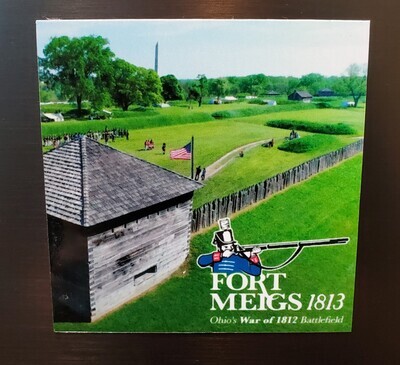 Square Fort Meigs Magnet 