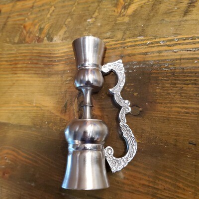 Pewter Plated Dual Jigger 