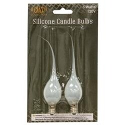 2 Clear Silicone 5 watt Bulbs 