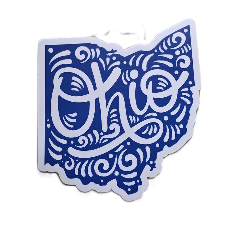 Ohio State Colorful Sticker