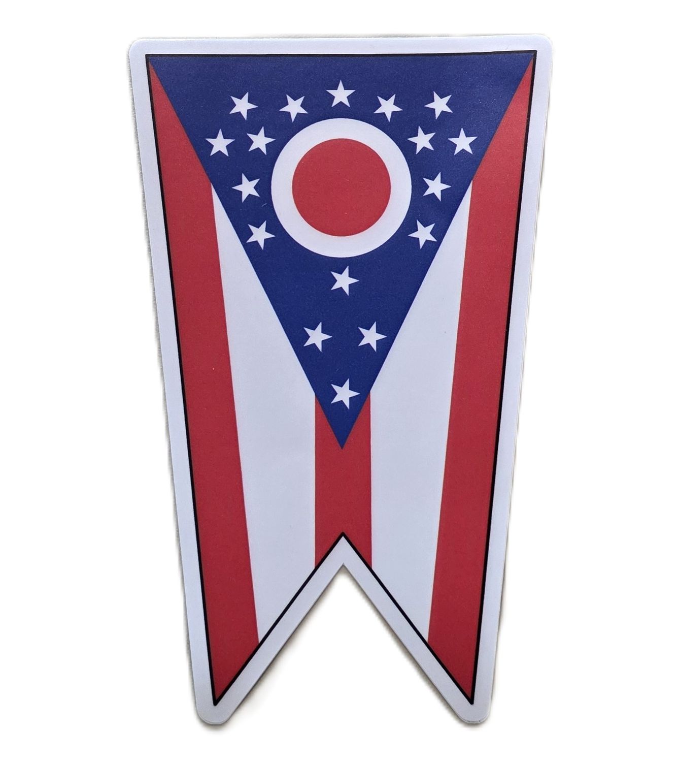 Ohio Flag Vinyl Sticker