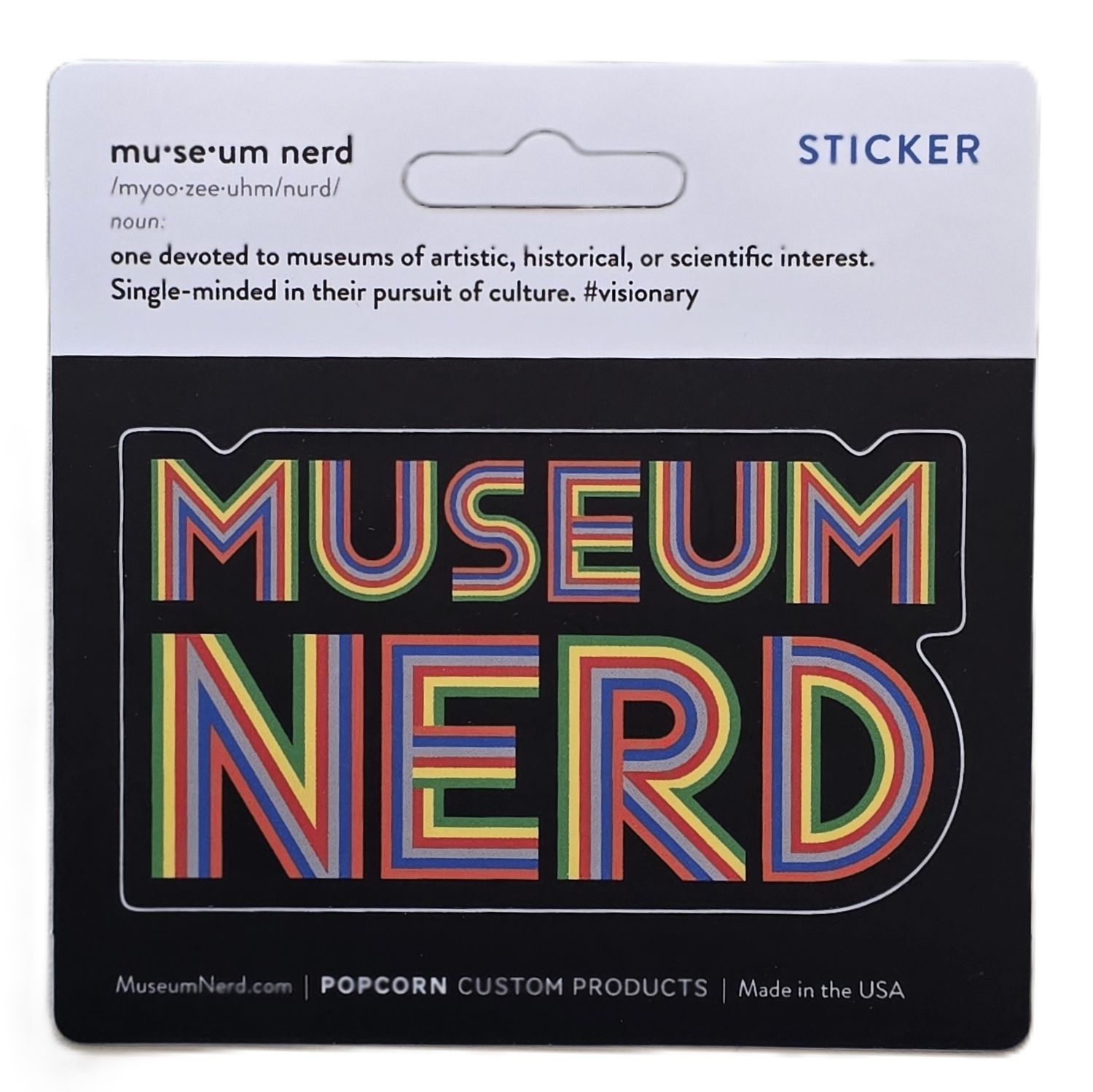 Museum Nerd Sticker