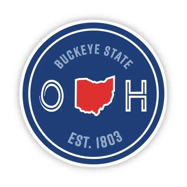 Buckeye State Vinyl Sticker