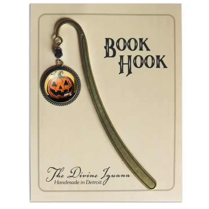 Jack-o-Lantern Bronze Bookmark